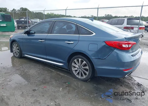 2016 Hyundai Sonata Sport из США, поврежденный, VIN 5NPE34AF8GH414504